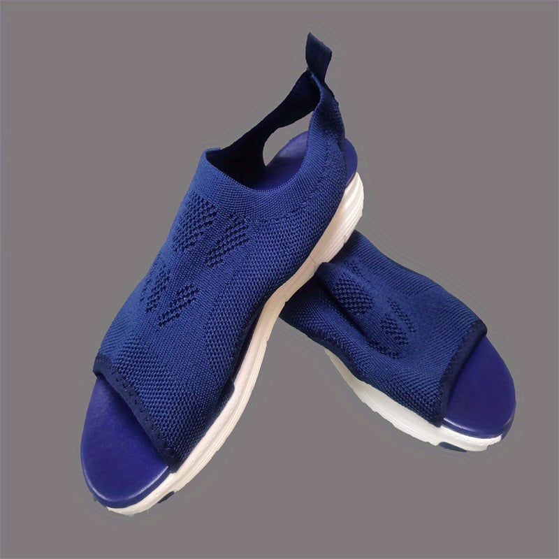 Women's Platform Knit Sports Sandals