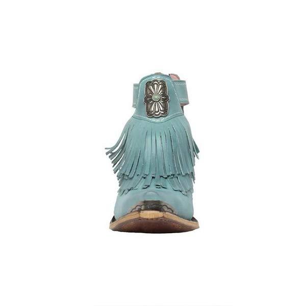 Women's Fashionable Chunky Heel Fringed Fashion Boots 82200069C