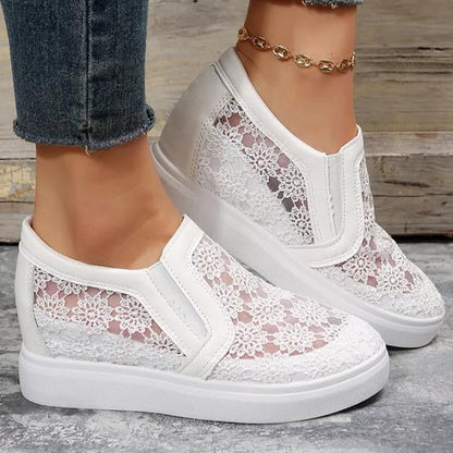 Women's Hollow Breathable Mesh Casual Shoes 34656642C