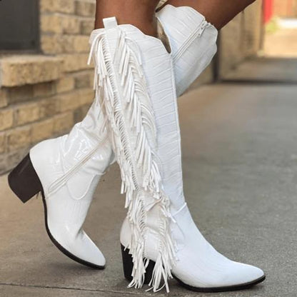 White Cowgirl Boots