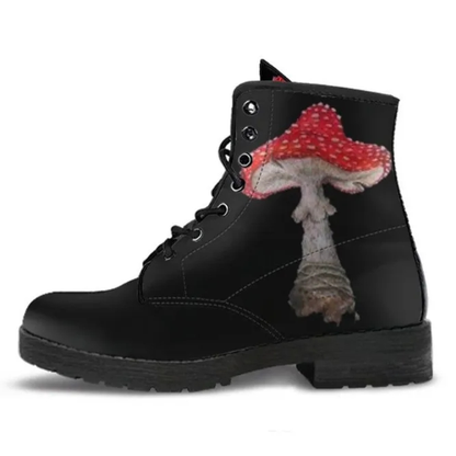 Doodle Mushroom Martin Boots