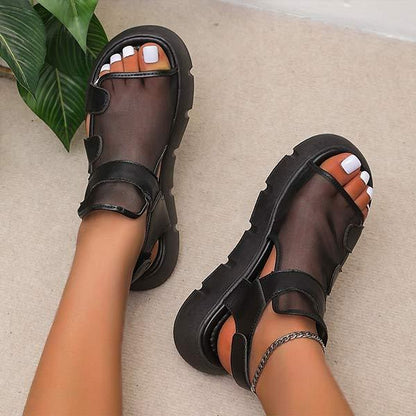 Women's Mesh Breathable Platform Sandals 26459716C