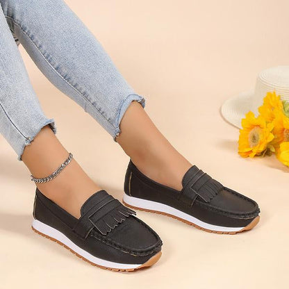 Women's Casual Tassel Flat Loafers 63903804S