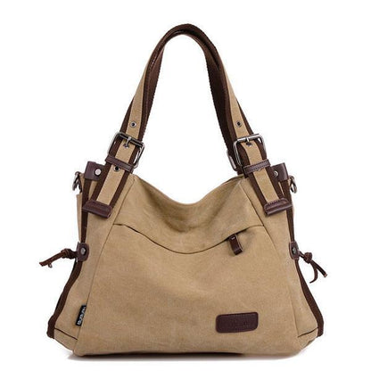 Canvas Casual Shoulder Bag Crossbody Bag Travel Handbag