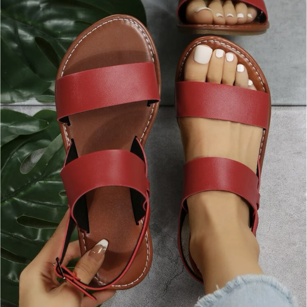 Women's Flat Ankle Strap Sandals