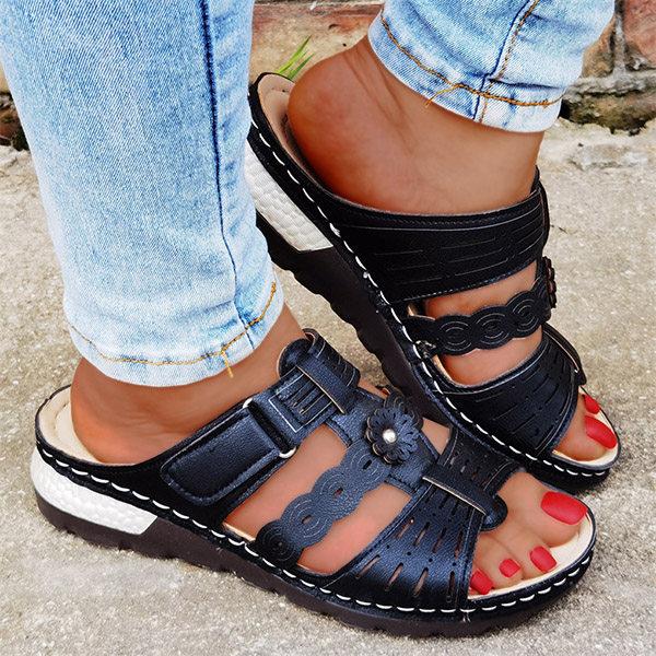 Women's Vintage Comfortable Hollow Design Sandal