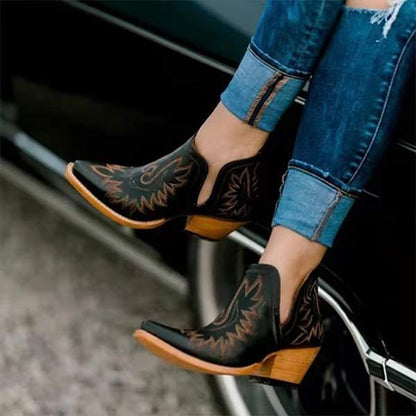Women'S Embroidered Fashion Chelsea Boots 62848848
