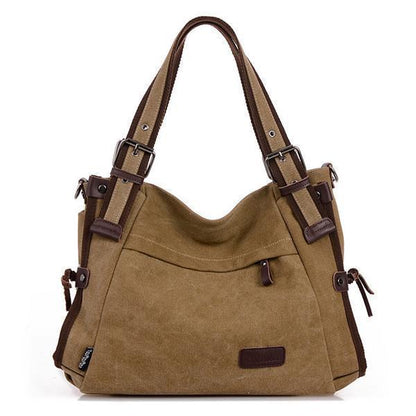 Canvas Casual Shoulder Bag Crossbody Bag Travel Handbag