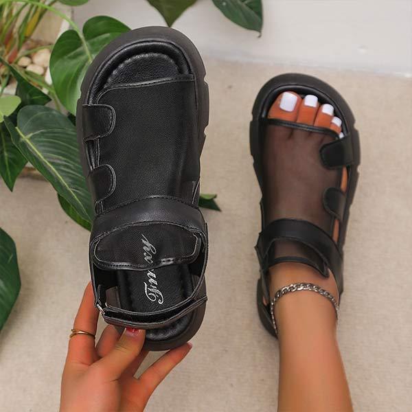 Women's Mesh Breathable Platform Sandals 26459716C