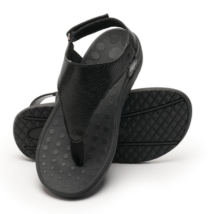 Women's Simple Wedge Thong Sandals