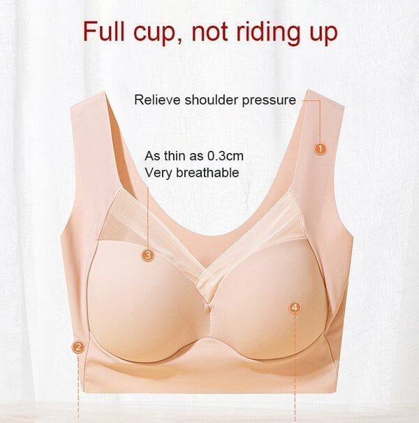 Fashion Deep Cup Bra-Summer Sexy Push Up Wireless Bras