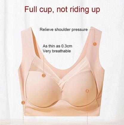 Fashion Deep Cup Bra-Summer Sexy Push Up Wireless Bras