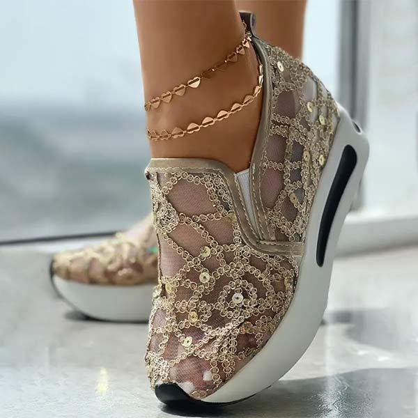 Women'S Mesh Platform Slip-On Sneakers 26275729C