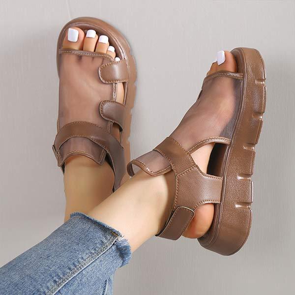 Women's Mesh Breathable Platform Sandals 26459716C