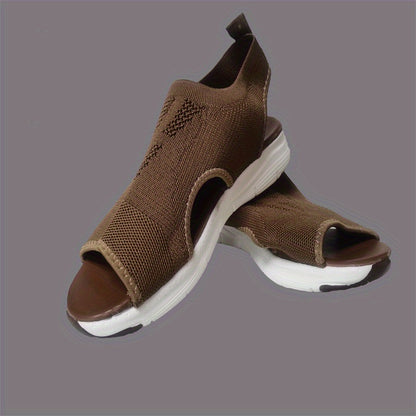 Women's Platform Knit Sports Sandals