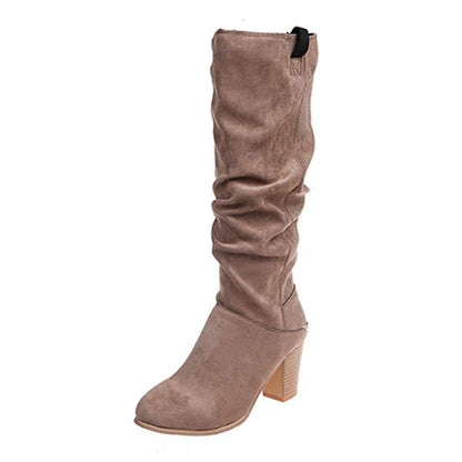 Women'S Chunky High Heel Boots 44120332C