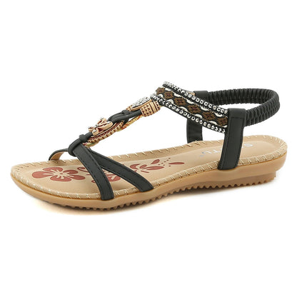 Women's Boho Beaded Vintage Sandals