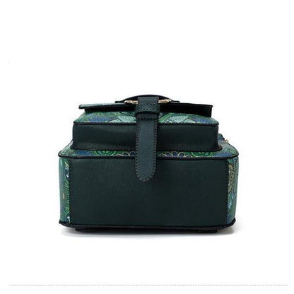 Bohemian Forest Cartoon Pattern Backpack Female Crossbody Bag