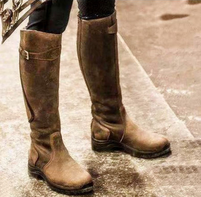 Vintage Mid-tube Knight Boots