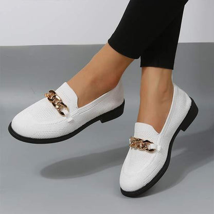 Women'S Flyknit Pump Chain Flats 54921441C