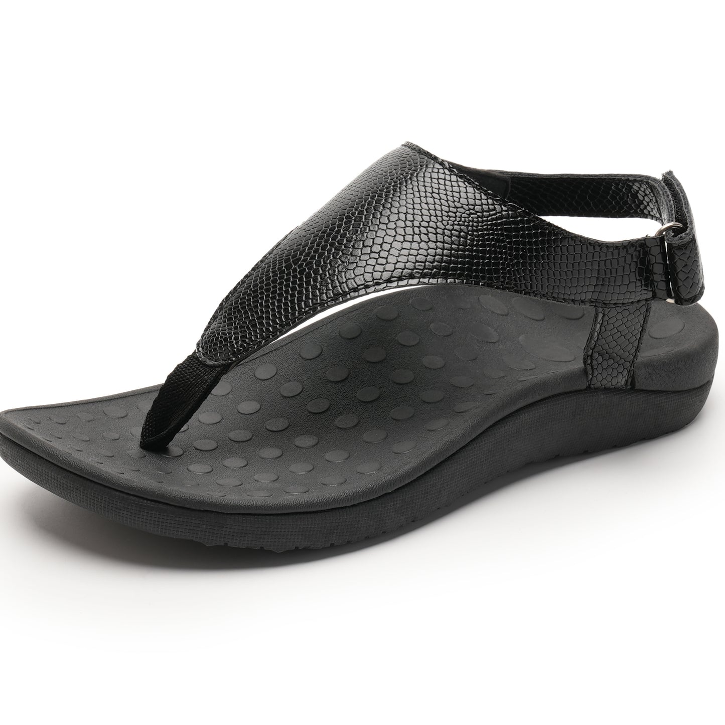 Women's Simple Wedge Thong Sandals