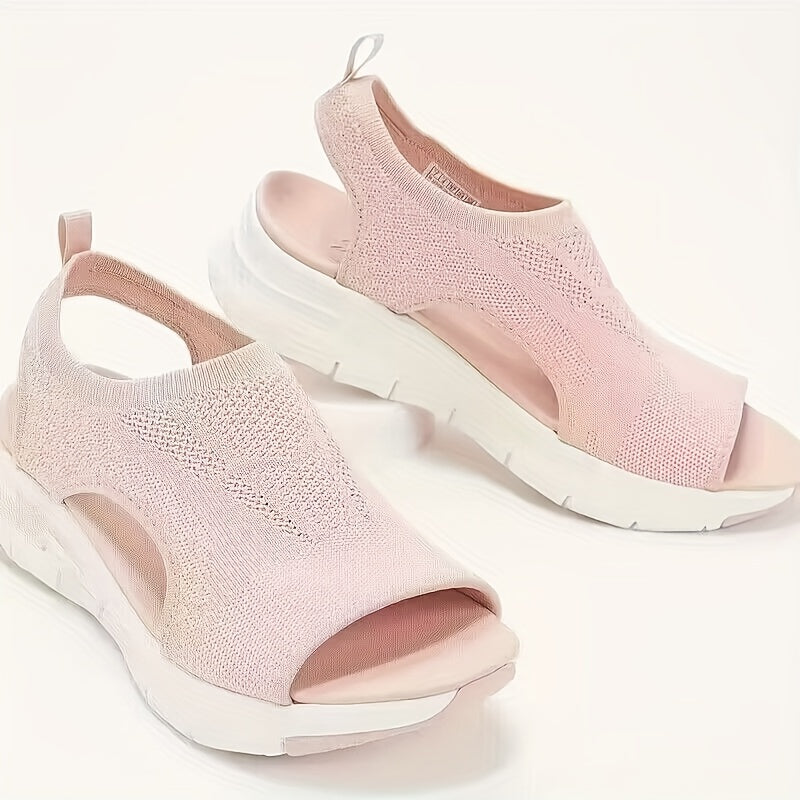 Women's Knitted Cut-out Sandals