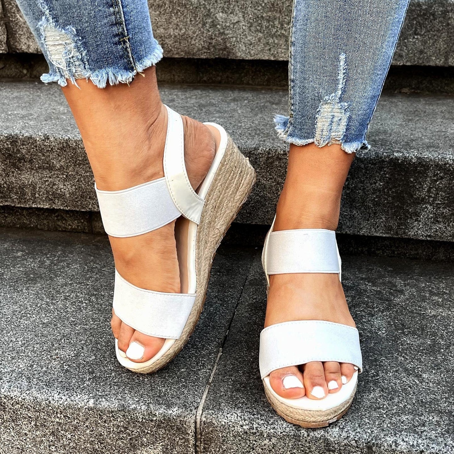 Women Summer Wedge Sandals