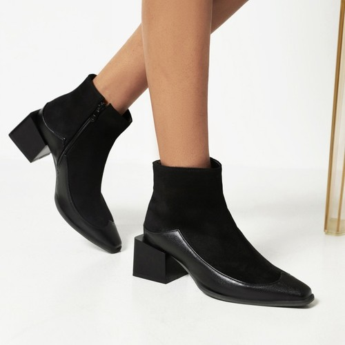 Color Low-Heel Boots