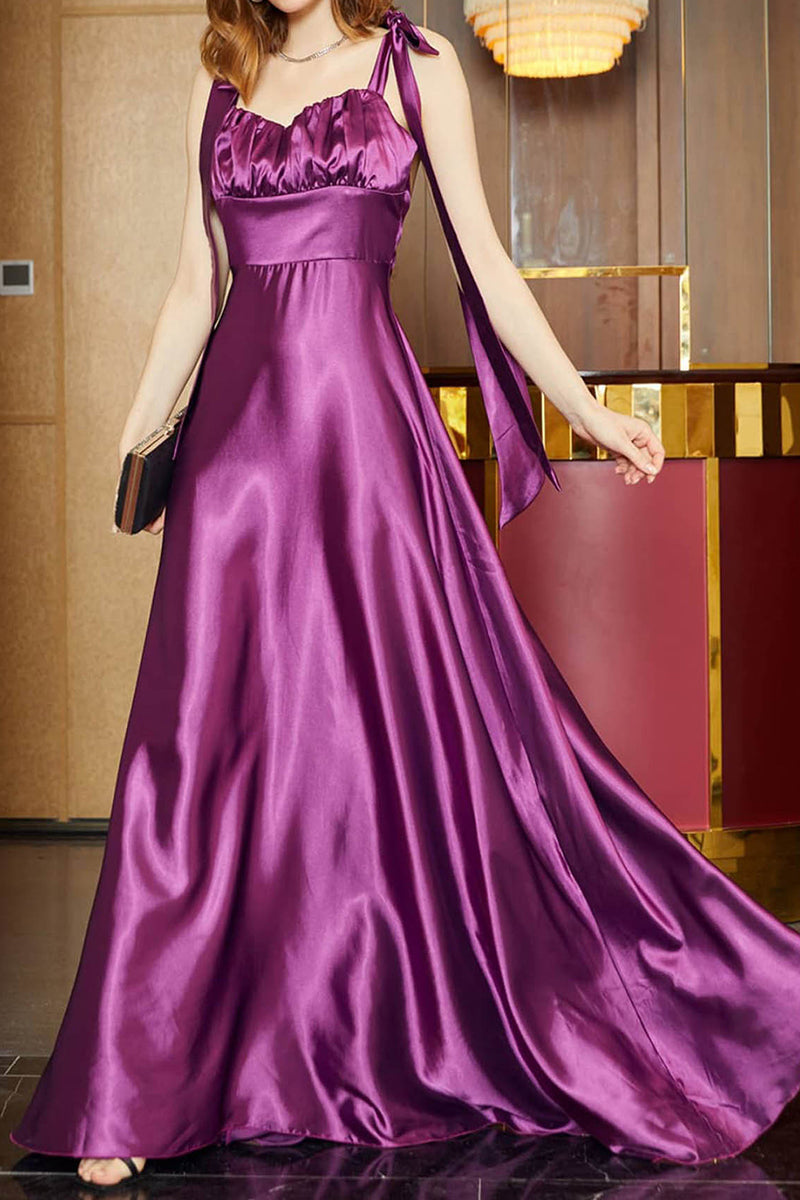 Elegant Formal Solid Frenulum Evening Dress Dresses