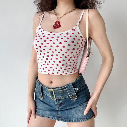 Strawberry Bite Crop Camisole