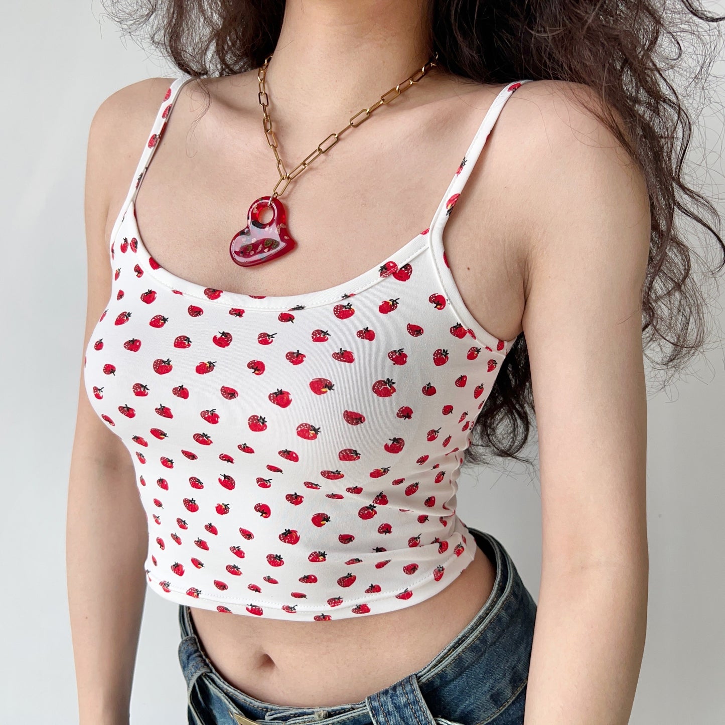 Strawberry Bite Crop Camisole