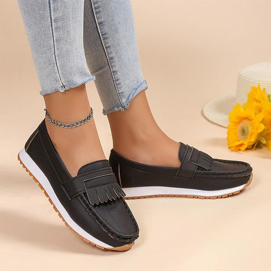 Women's Casual Tassel Flat Loafers 63903804S