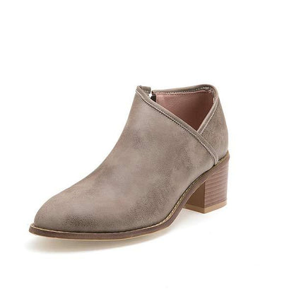 Women's Mid Heel Ankle Boots 13054738C