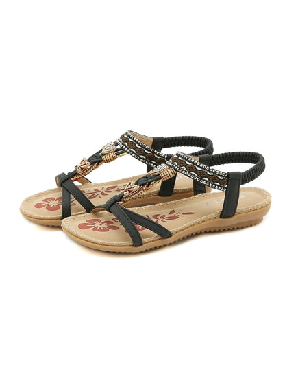 Women's Boho Beaded Vintage Sandals