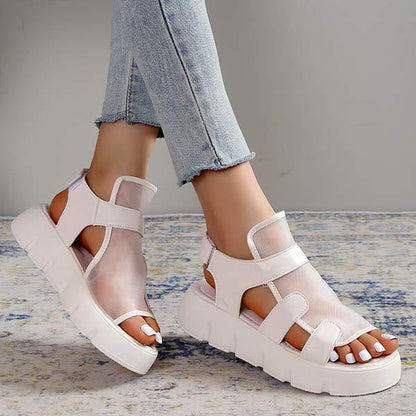Women's Mesh Breathable Platform Sandals 26459716C