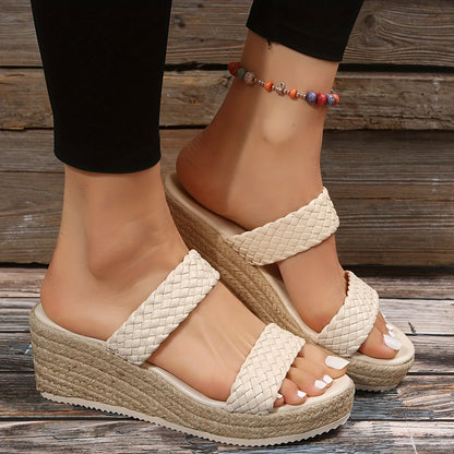 Platform Wedge Sandals for Women - Non Slip