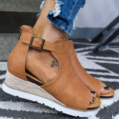 Women Roma Peop Toe Sandals