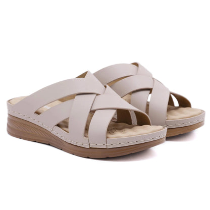 Women's Cross Massage Wedge Sandals