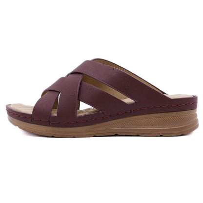 Women's Cross Massage Wedge Sandals