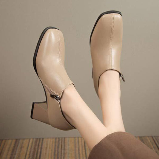 Women's Chunky Heel Fashion Shoes 19373615C