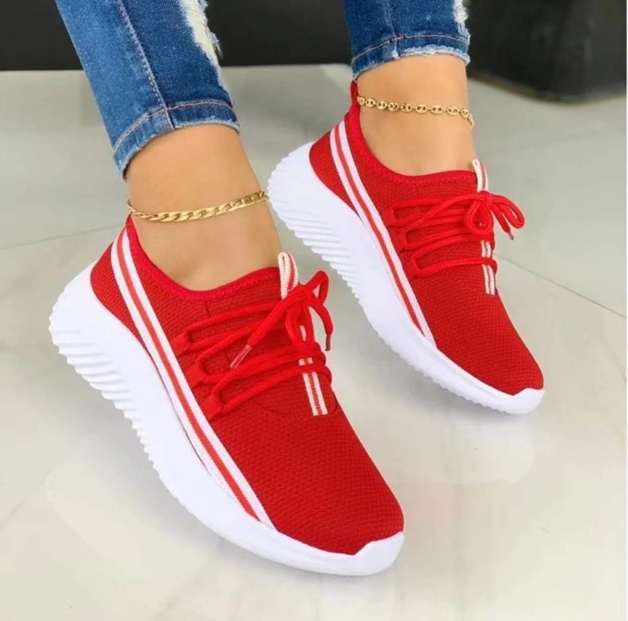 Women Breathable Mesh Sneakers