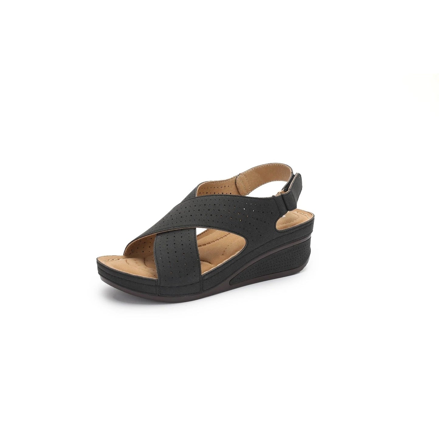 Women's Cutout Wedge Sandals