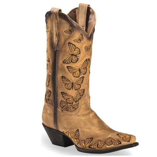 Embroidered Western Cowboy Boots