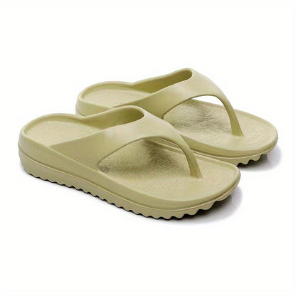 Comfy Non-Slip Women's Flip Flops: Thicken Cushion