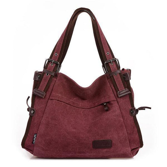 Canvas Casual Shoulder Bag Crossbody Bag Travel Handbag