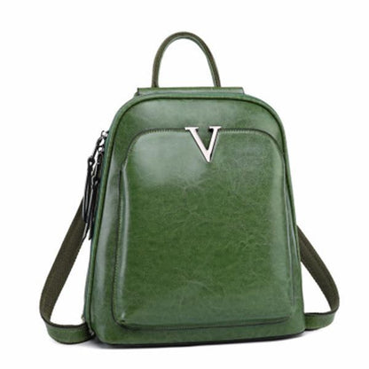 Casual  Cowhide Backpack Original Multi-functional Shoulder Bag