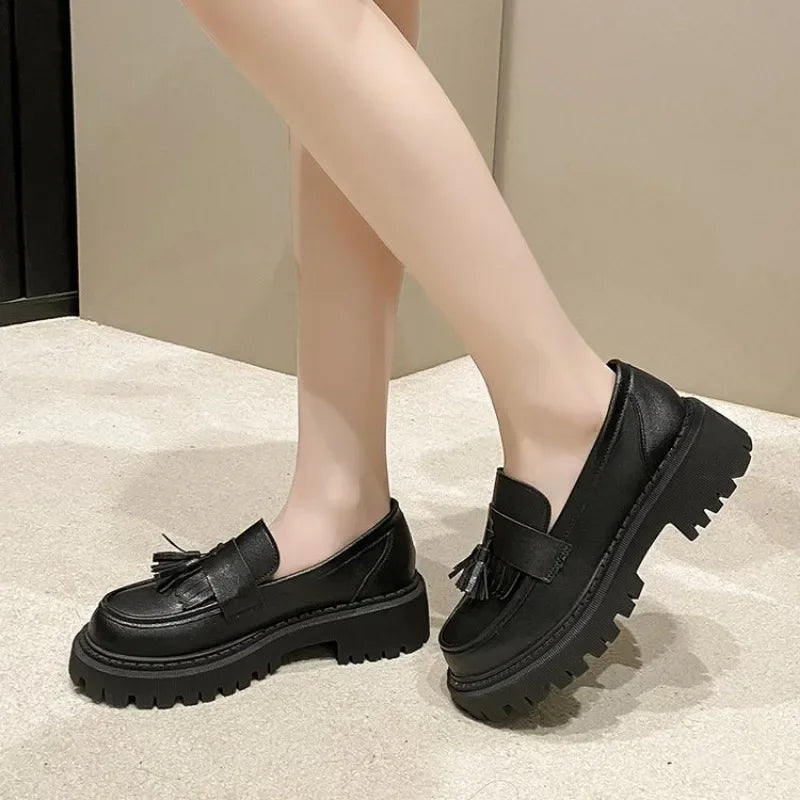 plus-size-british-style-thick-bottom-pu-leather-platform-casual-flats-loafers